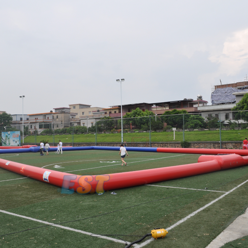 Inflatable Arena Football Playground Inflatable Soccer Field Adult Games For Sale