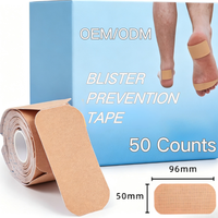 Bandes anti-ampoules pour talons, 50 pièces, auto-adhésives, imperméables, fines, hypoallergéniques, évitent efficacement les ampoules et les frottements cutanés