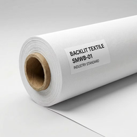 Rouleaux de matériau pour bannières rétroéclairées pour la publicité, tissu textile de qualité supérieure pour caissons lumineux