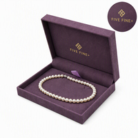 Coffret de colliers rigides gravés, faits main, écologiques, blancs, violets et noirs, pour emballage cadeau de mariage ou de fiançailles