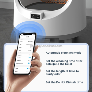 Toilette Automatica <span class=keywords><strong>per</strong></span> Gatti OEM da 68L con Apertura Superiore, <span class=keywords><strong>Lettiera</strong></span> Autopulente Elettrica Intelligente <span class=keywords><strong>per</strong></span> Gatti e <span class=keywords><strong>Cani</strong></span> - Product Image 5