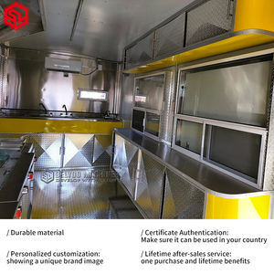 Belyoo Mobile Fast Food Van Chariots à café <span class=keywords><strong>Sandwich</strong></span> au <span class=keywords><strong>fromage</strong></span> BBQ Remorque alimentaire à vendre Chine Camion de pizza à la crème glacée Traiteur - Product Image 4