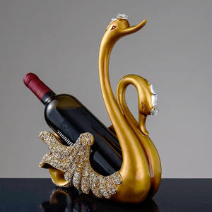 Offre Spéciale – Support à Vin Cygne Style Européen, Décoration Maison, Artisanat en Résine pour Salon – Vente Directe Usine - Product Image 2