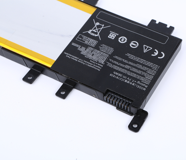 Biterson High Capacity Li-polymer Rechargeable Laptop Battery 7.6V 38Wh C21N1347 ASUS X555LA X555L VM510L VM590L A555L Stock