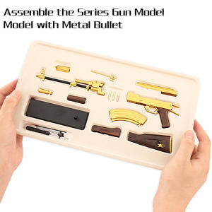 중국 공장 가격 1:3 금속 장난감 총 AK47 모델 28cm 액세서리 총 부품 AR15 총 모델 - Product Image 5