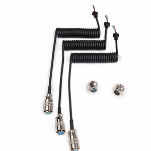 <span class=keywords><strong>Cable</strong></span> espiral de resorte de núcleo múltiple <span class=keywords><strong>Cable</strong></span> en espiral eléctrico de 6 núcleos para maquinaria industrial electrónica - Product Image 6