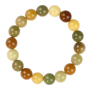 Candy Color Bodhi Root <b>Bracelet</b> 11mm Single Loop Unisex <b>Couple</b> <b>Bracelet</b> New Chinese Ethnic Style Multi Gem Bodhi - Product Image 5