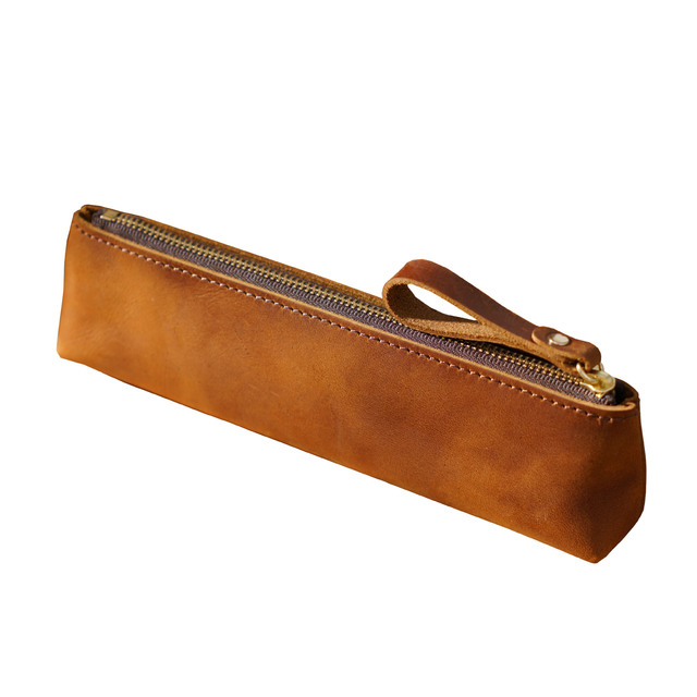 Genuine Leather Pen Case Bag Special Purpose Leather Case for Protecting Your Pen