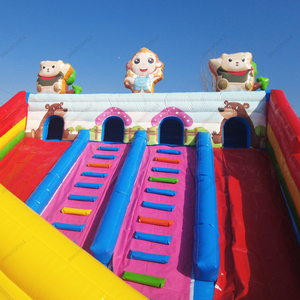 Thế Giới Động Vật Chủ Đề Lâu Đài Bơm Hơi Và Trượt Cho Trẻ Em Và Người Lớn Bền Nhà Bị Trả Lại Cho Vui Chơi Ngoài Trời - Product Image 6