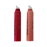 Tube souple vide en PE de 14 ml pour huile à lèvres, avec bouchon à vis de couleur assortie et embout applicateur en silicone, pour marques de beauté (vente en gros)