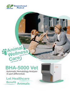 BHA-5000 Vet <strong>5</strong> Diff (<strong>5</strong> <strong>part</strong>) Automated Blood Test Medical <strong>CBC</strong> <strong>Machine</strong> Hematology Analyzer <strong>Price</strong> for Pet Animal - Product Image 2