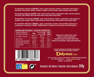 España tradicional 250G almendra con sabor a mazapán patrón de huevo de Chocolate Marquesas forma de galleta Popular forma sólida Chocolate - Product Image 3