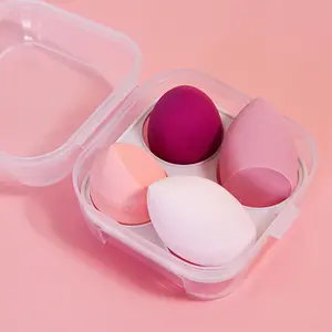 FP01A Super soffice in lattice senza beauty egg blender struccante in polvere sbuffo spugnetta private label cosmetici puff custom puff make makeup