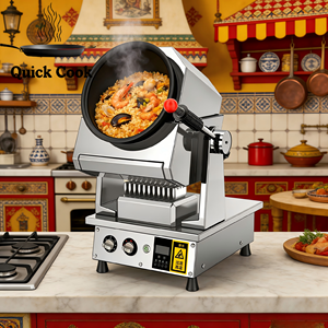Wok de grande capacité entièrement automatique multifonctionnel pour la cuisine, riz frit, machine de cuisson <span class=keywords><strong>robot</strong></span> pour la cuisine efficace des restaurants - Product Image 1