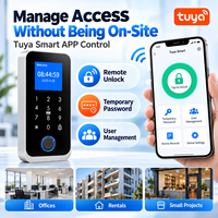 Ticari Binalar ve Kiralık Emlaklar için Parmak İzi Sensörlü ve Kapı Zili Özellikli RFID Kapı Erişim Kontrol Sistemi