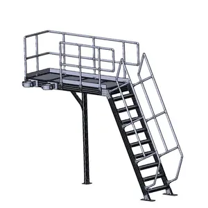 Лестница маленькая, 2 дюйма, два складных, тяжелая платформа, ступенчатый стул с поручнями