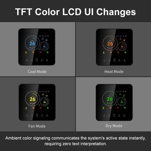 Termostato Daikin <span class=keywords><strong>Homekit</strong></span> VRF Wifi Tuya ZigBee P1 P2 FCC per Aria Condizionata, Controllo Remoto Wireless tramite Smartphone - Product Image 5
