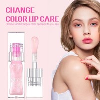 Brillant à Lèvres de Marque Privée OEM Vegan Liquide Imperméable Huile pour les Lèvres au Beurre Peptide de Marque Privée