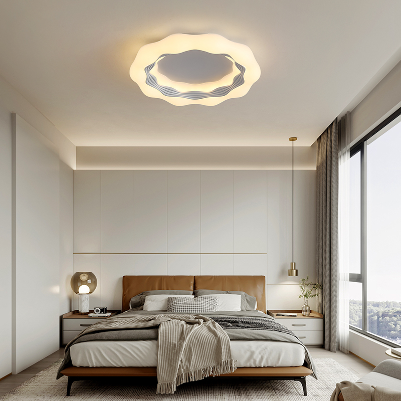 Modern Indoor LED Ceiling Lamp 30W Waterproof Easy Install Remote Control for Home Office Living Room Bedroom Dining 6000K