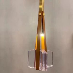 Luminaire suspendu moderne minimaliste de style Wabi-Sabi, hauteur réglable, design inspiré des designers, pour bar, comptoir, restaurant, chambre à coucher/salon - Product Image 1