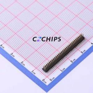 X1321WVS-2x30J-C40D53 Pin Header SMD,P=1.27mm Connector ( Pin Structure: 2x30P )( Pitch: 1.27mm )( Row Spacing: 1.27mm ) - Product Image 1