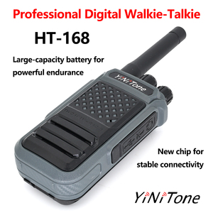 Yinitone HT-168 Chuyên Nghiệp Kỹ Thuật Số Hai Cách Cho Walkie Talkie Ai Giảm Tiếng Ồn 6800MAh Pin Uhf Tần Số 0-5Km Phạm Vi - Product Image 3
