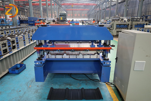 0.18 đầy đủ cứng gi ppgi ibr và corru hai lớp Decker bảng điều khiển cuộn hình thành máy - Product Image 2