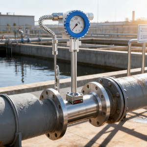 Energiezuinige Vortex Flowmeter Geavanceerde Sensor Betrouwbare Gas Vloeistof Hoge Precisie Nauwkeurig Meten Vortex <span class=keywords><strong>Flow</strong></span> <span class=keywords><strong>Meter</strong></span> - Product Image 1