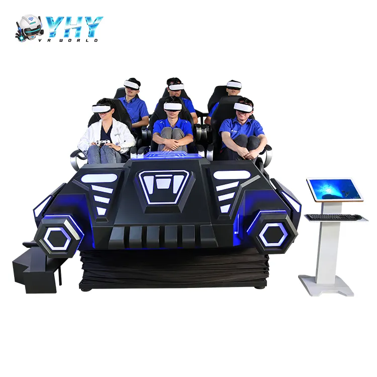YHY नवीनतम डिजाइन स्मार्ट कार वी. आर. सवार रेसिंग ड्राइविंग गतिशील खेल मशीन आभासी वास्तविकता सिनेमा सिम्युलेटर