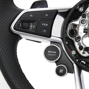 Volante Deportivo de Cuero de Primera Calidad para <span class=keywords><strong>Audi</strong></span> A4 <span class=keywords><strong>A6</strong></span> A7 R8 B9 8V S5 S3 <span class=keywords><strong>2017</strong></span> - Product Image 4