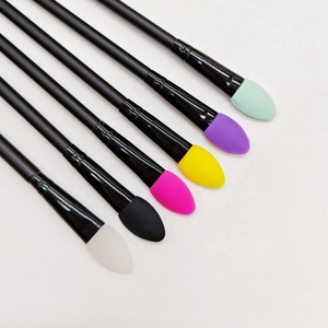 Pinceau à double extrémité Lammy Pinceau à double pigment en silicone Pinceau à paillettes Applicateur en silicone <span class=keywords><strong>Duo</strong></span> Pinceau à plastifier en silicone - Product Image 2