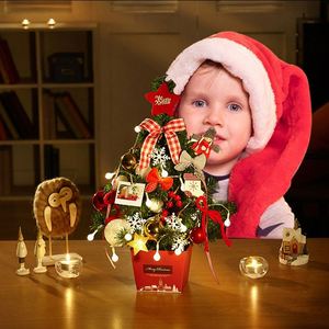 Árbol de Navidad 2024, Decoración Navideña para el Hogar, Adornos DIY, Árbol de Navidad con Luces para Negocios - Product Image 6