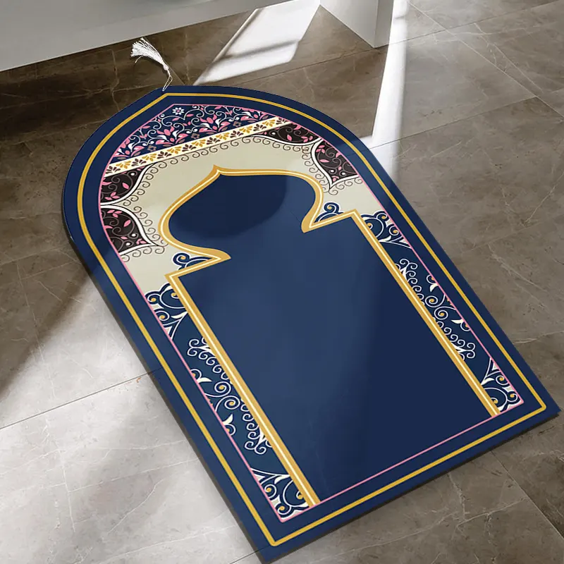 Оптовая продажа, мини-коврик для молитв с принтом на заказ, мусульманский молитвенный коврик для детей