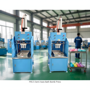 เครื่องกดทำบาธบอมแบบกึ่งอัตโนมัติ FRS-8 พร้อมระบบควบคุม PLC ตัวเครื่องทำจากสแตนเลส SUS 304 - Product Image 4