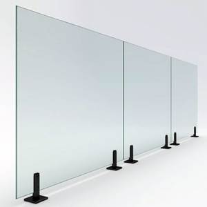 Barandilla <span class=keywords><strong>de</strong></span> Vidrio sin Marco para Escaleras y Balcones, Moderna, Resistente, para Viviendas y Villas - Product Image 2
