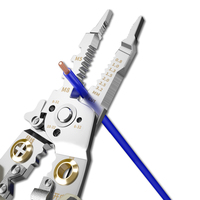 Pince à sertir et à dénuder Pince à dénuder multifonctionnelle Pince à sertir Pince à dénuder Kit de combinaison