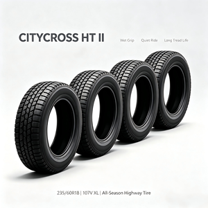 ยางรถยนต์ SUV แบบไม่มียางใน ขนาด 235/60R18 รุ่น CITYCROSS II 107V สำหรับทุกฤดู - Product Image 1