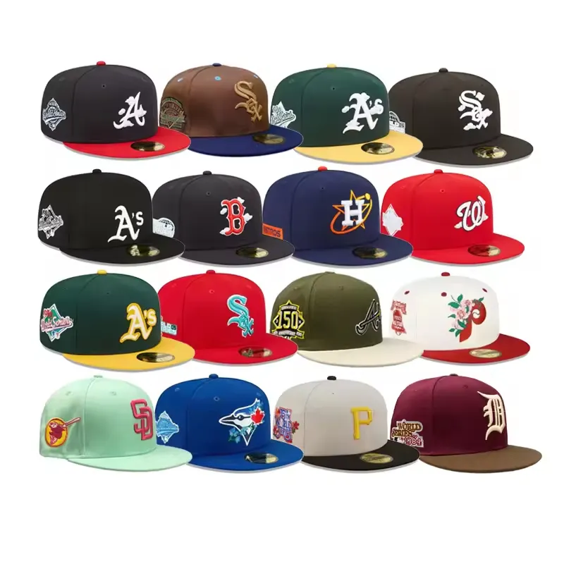 Custom Logo Embroidery New Snapback Era Gorras High Quality Original De Beisbol Fitted Hats Sports Baseball Cap For Men