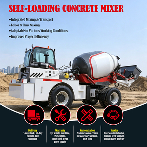 Camion malaxeur à béton autochargeur à <span class=keywords><strong>prix</strong></span> abordable, petit modèle 3,3m³, 4,5m³, 5,5m³ - Product Image 4