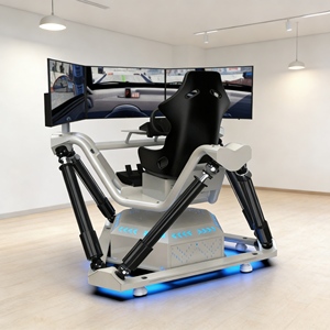 Nuovo Design Moderno di Simulatore di Guida con Cockpit Elegante e Sistema Idraulico, con Ritagli Geometrici per un Look Industriale e <span class=keywords><strong>Sportivo</strong></span> - Product Image 1