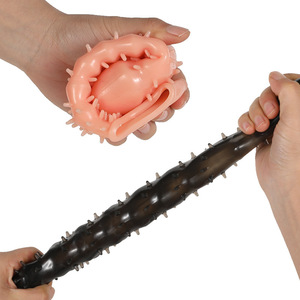 Funda para Pene de 23 cm, Retrasa la Eyaculación, Venta al por Mayor, Funda de Silicona Plástica Barata, Extensión de Pene Natural - Product Image 2