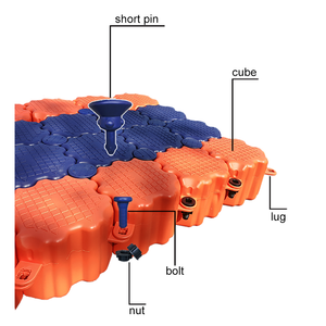 <strong>Reservoir</strong> Cruise Ship Berth Assembly Flexible Splicing Plastic <strong>Floating</strong> <strong>Dock</strong> for Aquaculture Fishing Party Barge Pontoon Boats - Product Image 4
