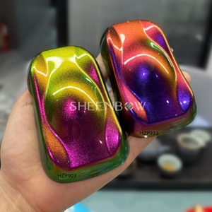 ผงสีคาเมเลี่ยนเปลี่ยนสีโครเมียมสุดมหัศจรรย์สำหรับทำสีรถยนต์ทำจากหนังและเคลือบสี - Product Image 2