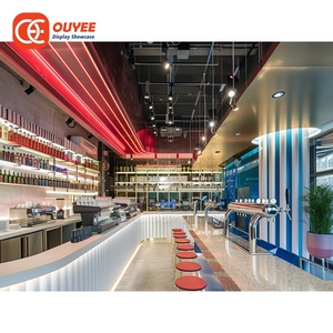 Solution Clé en Main pour Café : Vitrine de Présentation pour Fournisseur de Solutions de Détail, Grande Capacité, en Mélamine, pour <span class=keywords><strong>Boutique</strong></span> de Café - Product Image 6