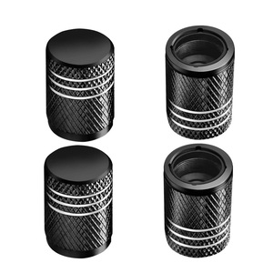 Tapa de válvula de aleación de aluminio estilo americano de 17 mm con anillo de sellado incorporado para protección contra el polvo de neumáticos de coche - Product Image 2