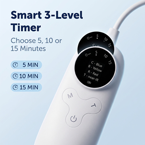 Maschera Facciale LED a Infrarossi Lontani 5D in Silicone, Dispositivo per Cura del Viso 460nm 590nm 630nm 850nm 1064nm per <span class=keywords><strong>Bellezza</strong></span> Domestica - Product Image 2
