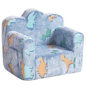 Sofá Infantil de Peluche con Forma de Nube que Brilla en la Oscuridad, Sillón de Lectura para Niños Pequeños con Funda Lavable y Asa de Transporte para Niñas y Niños - Product Image 1