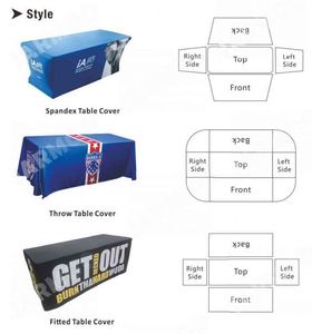 Custom <strong>Table</strong> <strong>Cloth</strong> Logo Spandex Elastic <strong>Table</strong> <strong>Cloths</strong> - Product Image 6