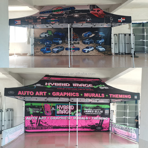 Trung Quốc Nhà cung cấp chuyên nghiệp chất lượng tốt Roof xe bóng râm bãi đậu xe vải không thấm nước Lều bật lên 10x20 dễ thương màu hồng Lều Tán lều - Product Image 2