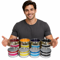 Encres d'impression offset à séchage rapide et haute brillance pour impression sur papier couché, conditionnées en 1KG et 2.5KG